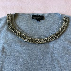 Topshop Embellished Sweater